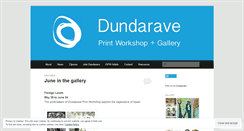 Desktop Screenshot of dundaraveprintworkshop.com